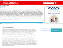 Tablet Screenshot of lysienie.medserwis.pl