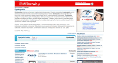 Desktop Screenshot of dyskopatia.medserwis.pl