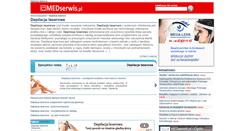 Desktop Screenshot of depilacjalaserowa.medserwis.pl