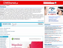 Tablet Screenshot of cukrzyca.medserwis.pl