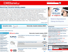 Tablet Screenshot of hemoroidymetodalongo.medserwis.pl