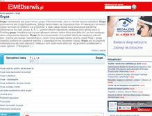 Tablet Screenshot of grypa.medserwis.pl