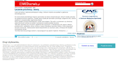 Desktop Screenshot of leczenieprochnicylasery.medserwis.pl