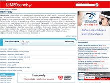Tablet Screenshot of hemoroidy.medserwis.pl