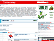 Tablet Screenshot of anemia.medserwis.pl