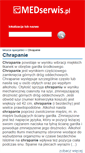 Mobile Screenshot of chrapanie.medserwis.pl