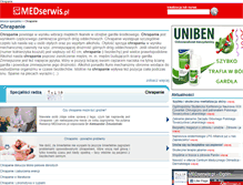 Tablet Screenshot of chrapanie.medserwis.pl