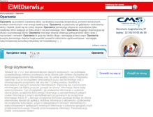 Tablet Screenshot of oparzenia.medserwis.pl
