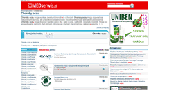 Desktop Screenshot of chorobyoczu.medserwis.pl
