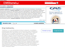 Tablet Screenshot of leczenieuzaleznien.medserwis.pl