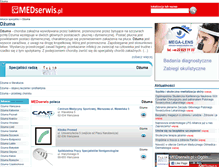 Tablet Screenshot of dzuma.medserwis.pl