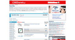 Desktop Screenshot of hemofilia.medserwis.pl