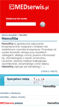 Mobile Screenshot of hemofilia.medserwis.pl