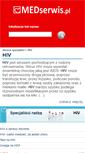 Mobile Screenshot of hiv.medserwis.pl