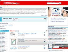 Tablet Screenshot of hiv.medserwis.pl