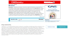 Desktop Screenshot of menopauza.medserwis.pl