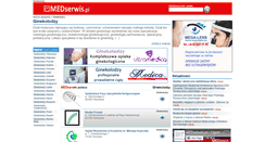 Desktop Screenshot of ginekolodzy.medserwis.pl